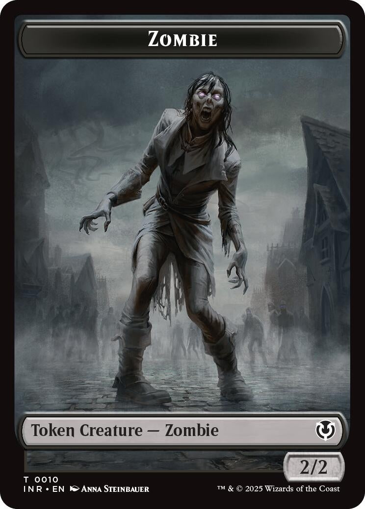 Image for Zombie (0010) // Blood Double-Sided Token (10 // 21) [Innistrad Remastered] - Magic: The Gathering