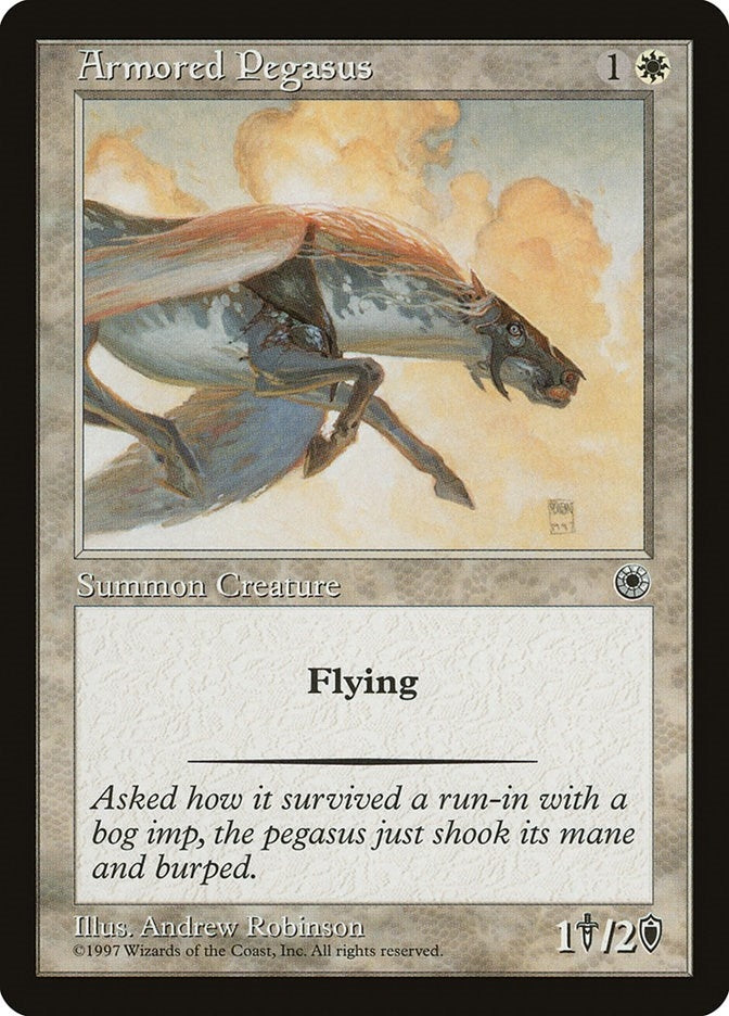 Image for Armored Pegasus [Portal] - Magic: The Gathering