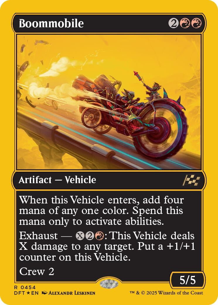 Image for Boommobile (First-Place Foil) (454) [Aetherdrift] - Magic: The Gathering