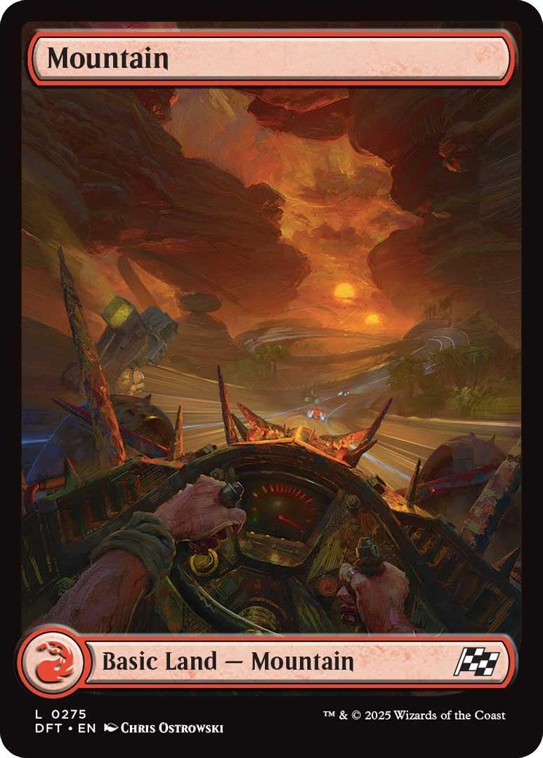 Image for Mountain (0275) (275) [Aetherdrift] - Magic: The Gathering