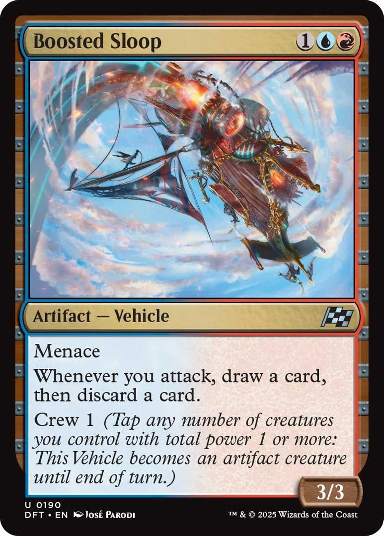 Image for Boosted Sloop (190) [Aetherdrift] - Magic: The Gathering