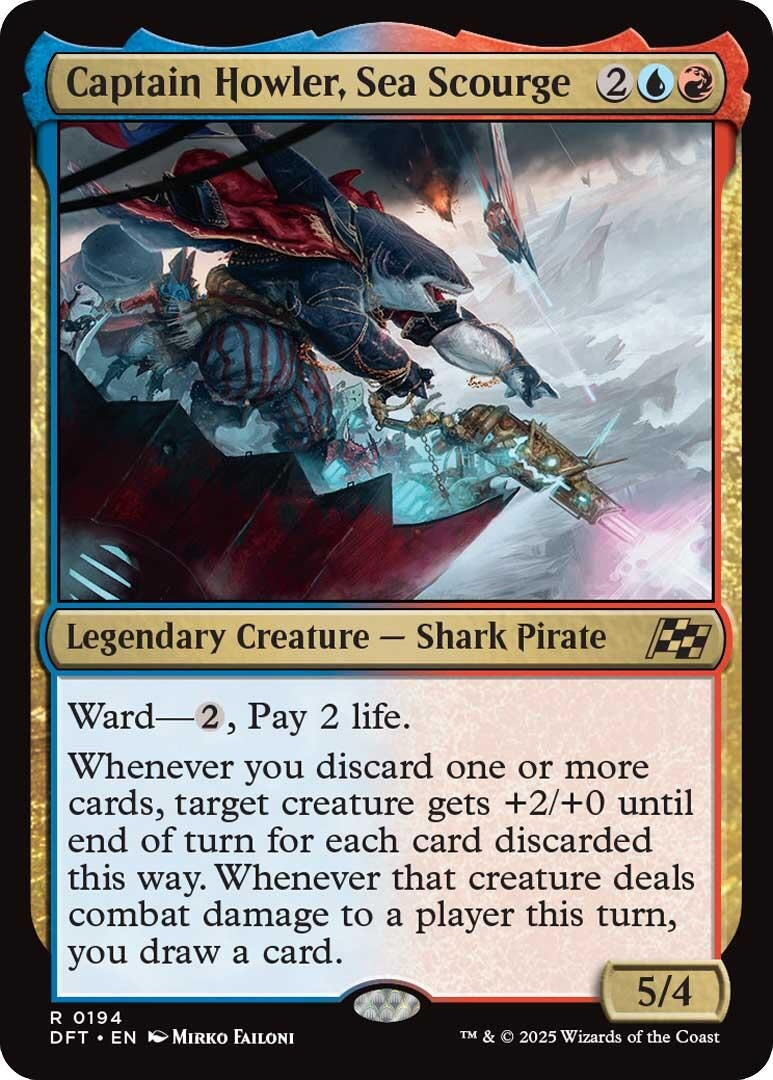 Image for Captain Howler, Sea Scourge (194) [Aetherdrift] - Magic: The Gathering