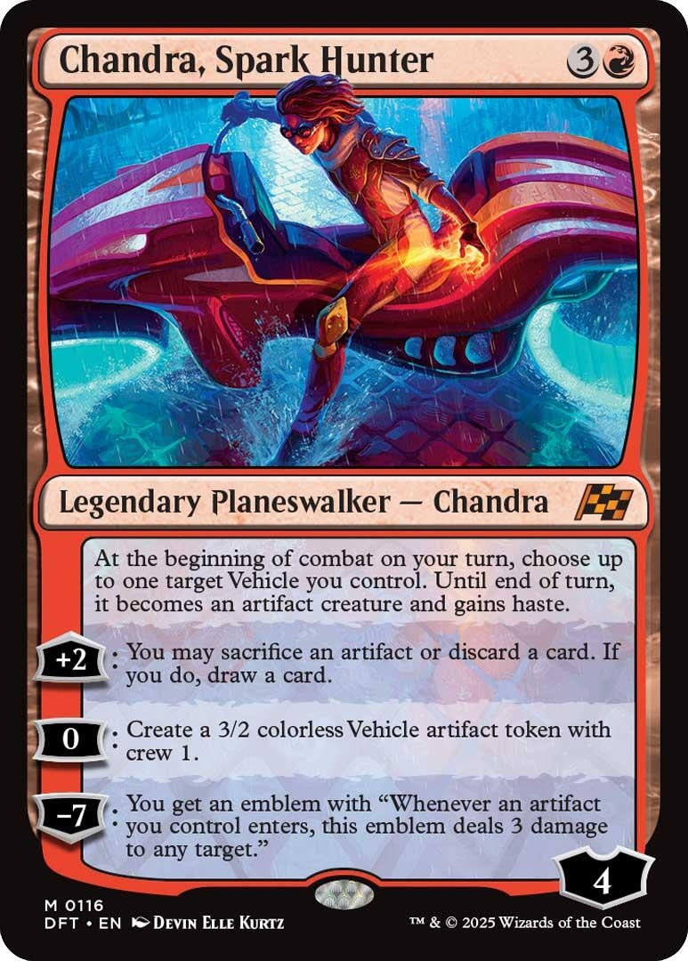 Image for Chandra, Spark Hunter (116) [Aetherdrift] - Magic: The Gathering