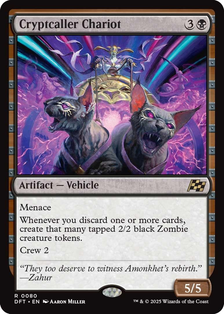 Image for Cryptcaller Chariot (80) [Aetherdrift] - Magic: The Gathering