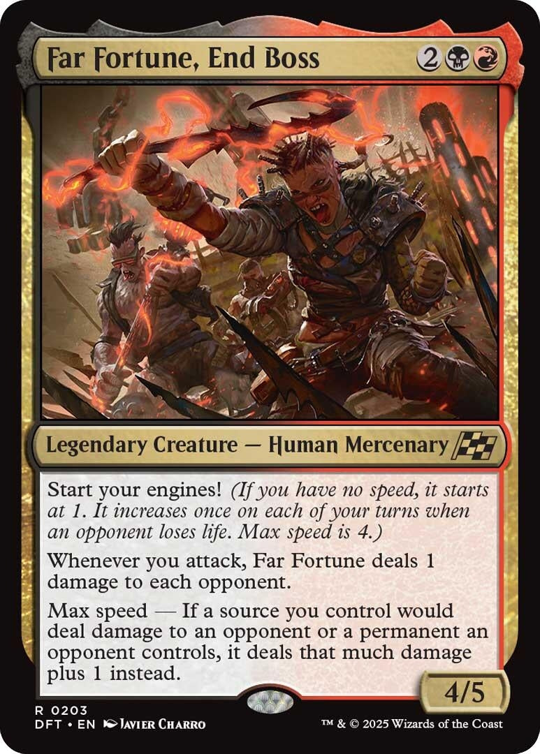 Image for Far Fortune, End Boss (203) [Aetherdrift] - Magic: The Gathering