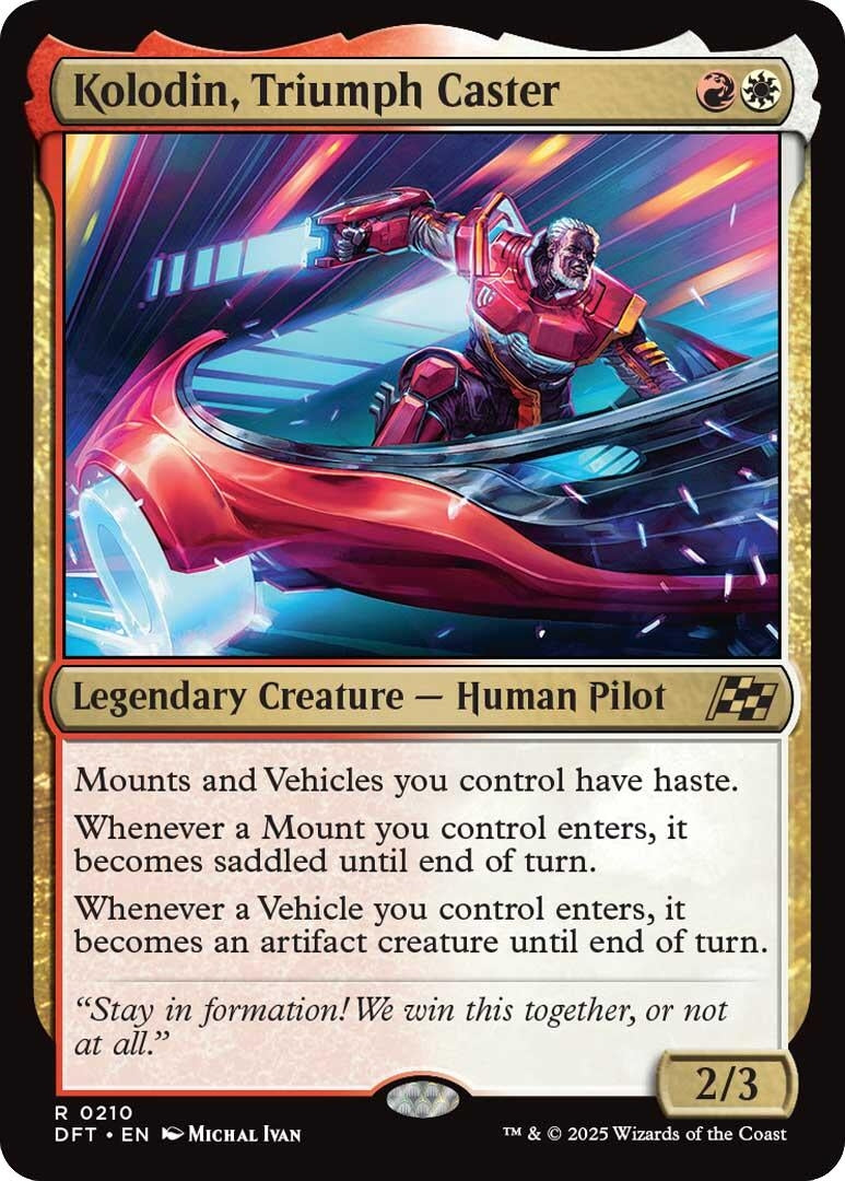 Image for Kolodin, Triumph Caster (210) [Aetherdrift] - Magic: The Gathering