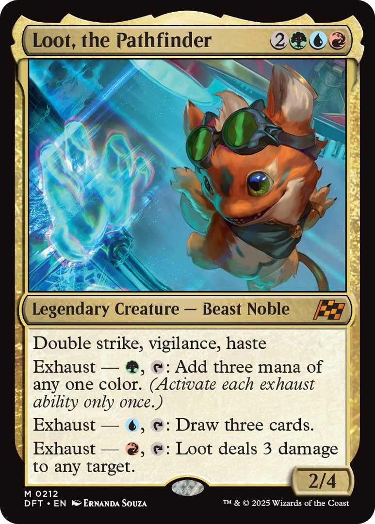 Image for Loot, the Pathfinder (212) [Aetherdrift] - Magic: The Gathering