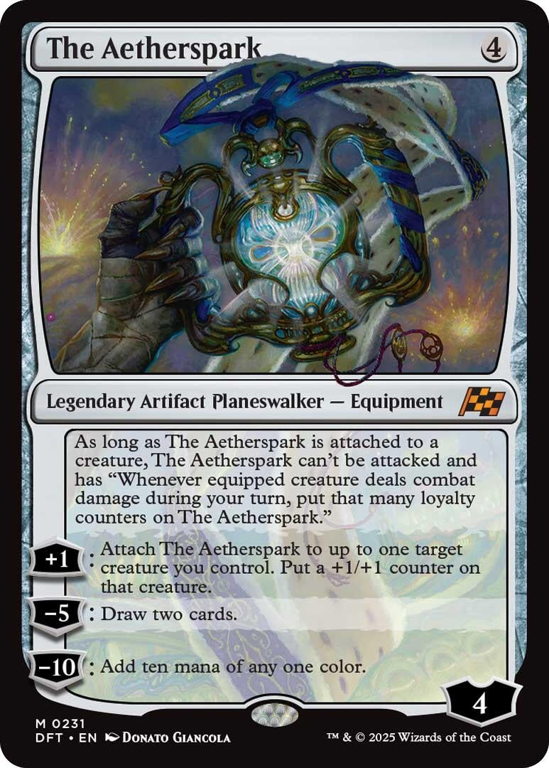 Image for The Aetherspark (231) [Aetherdrift] - Magic: The Gathering