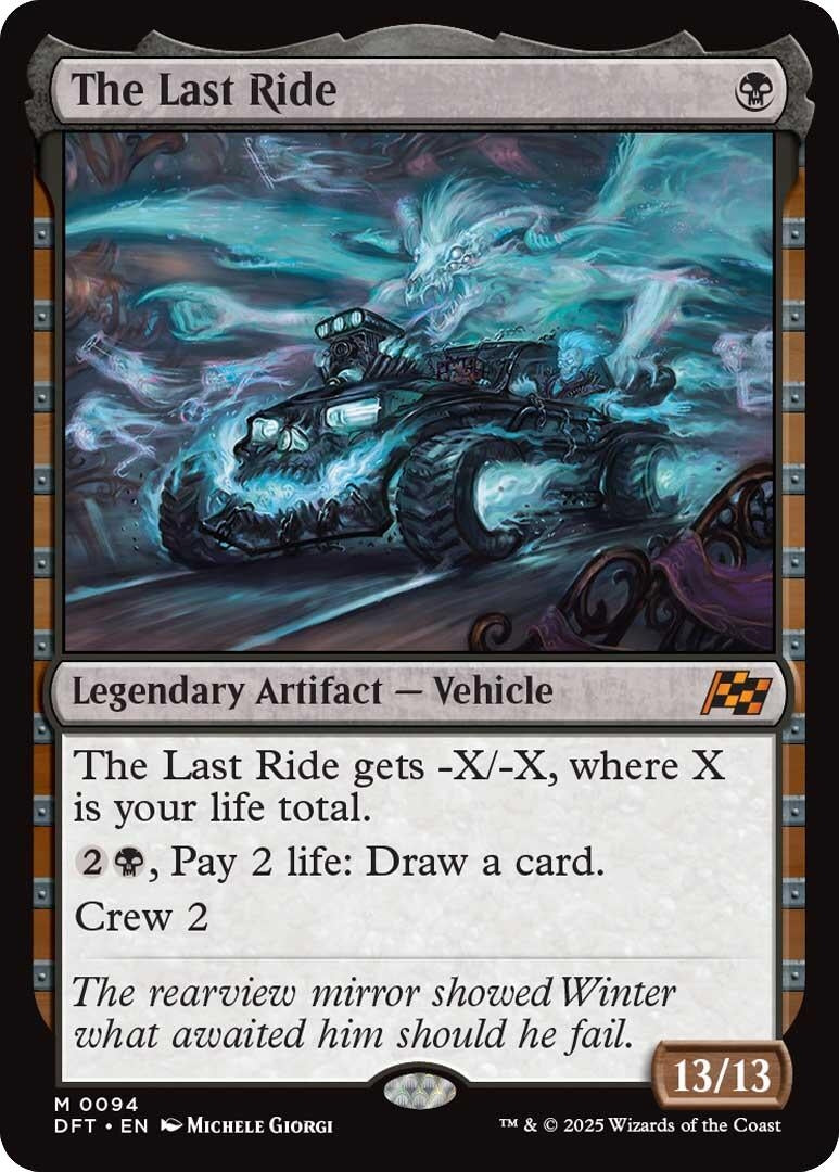 Image for The Last Ride (94) [Aetherdrift] - Magic: The Gathering