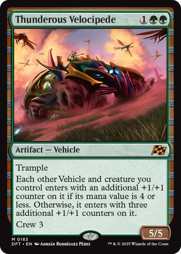 Image for Thunderous Velocipede (183) [Aetherdrift] - Magic: The Gathering