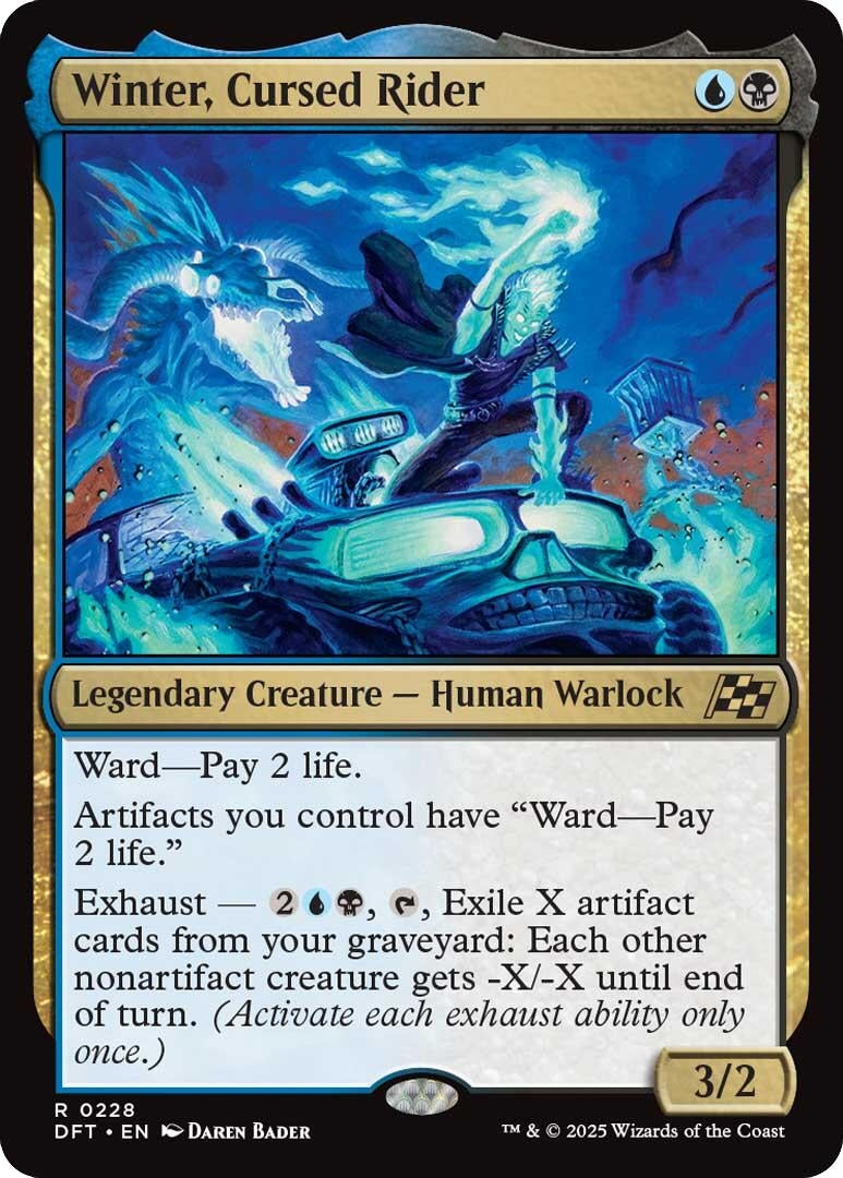 Image for Winter, Cursed Rider (228) [Aetherdrift] - Magic: The Gathering