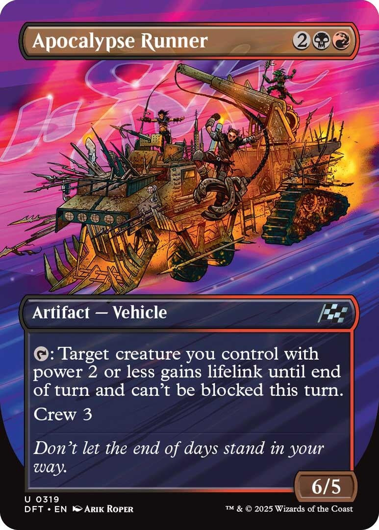 Image for Apocalypse Runner (Borderless) (319) [Aetherdrift] - Magic: The Gathering
