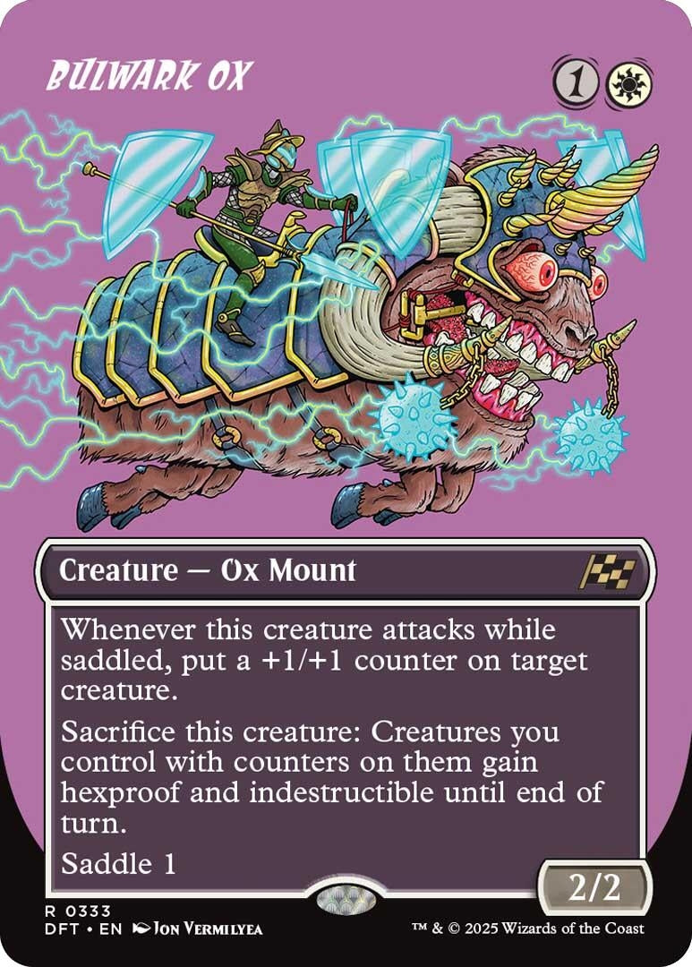 Image for Bulwark Ox (Borderless) (333) [Aetherdrift] - Magic: The Gathering