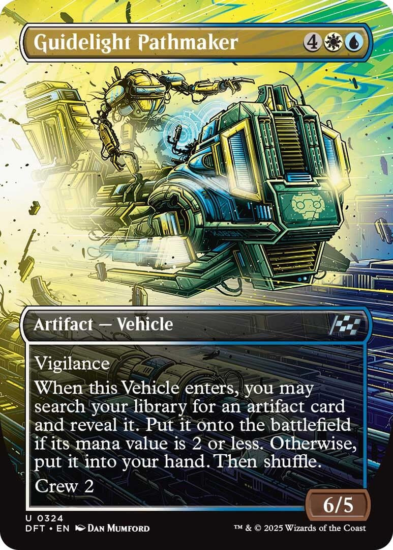 Image for Guidelight Pathmaker (Borderless) (324) [Aetherdrift] - Magic: The Gathering