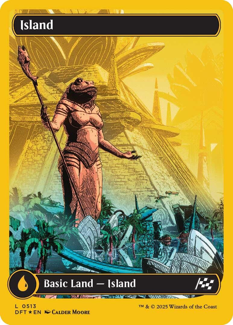 Image for Island (0513) (First-Place Foil) (513) [Aetherdrift] - Magic: The Gathering
