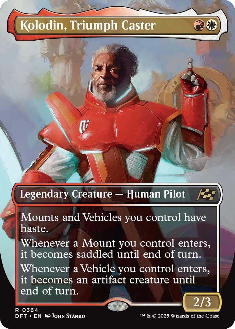 Image for Kolodin, Triumph Caster (Borderless) (364) [Aetherdrift] - Magic: The Gathering
