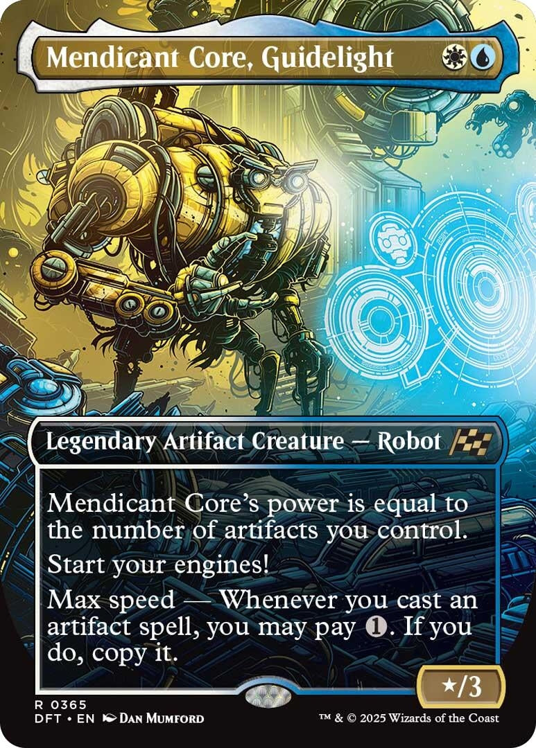 Image for Mendicant Core, Guidelight (Borderless) (365) [Aetherdrift] - Magic: The Gathering