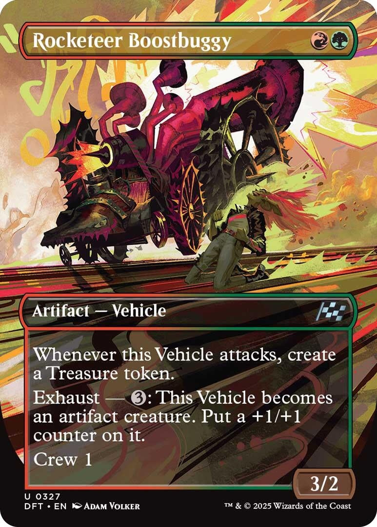 Image for Rocketeer Boostbuggy (Borderless) (327) [Aetherdrift] - Magic: The Gathering