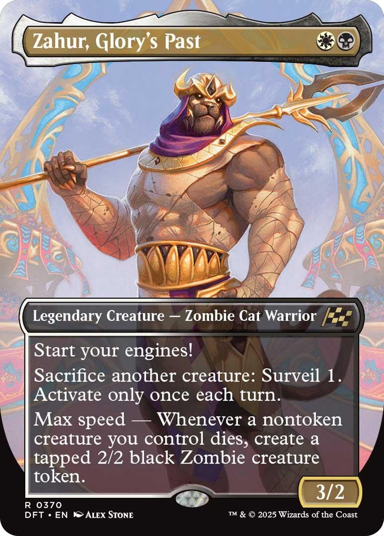 Image for Zahur, Glory's Past (Borderless) (370) [Aetherdrift] - Magic: The Gathering