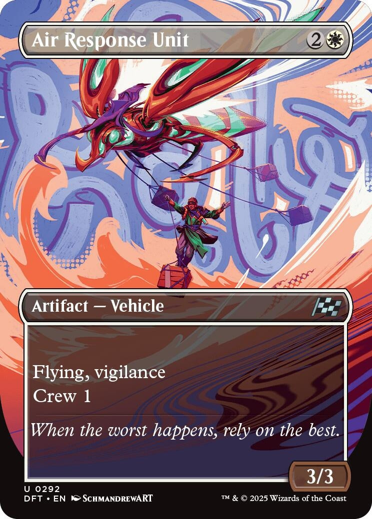 Image for Air Response Unit (Borderless) (292) [Aetherdrift] - Magic: The Gathering