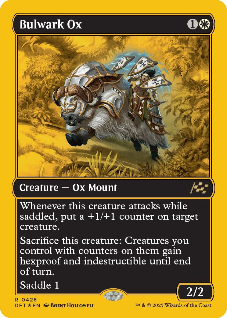 Image for Bulwark Ox (First-Place Foil) (428) [Aetherdrift] - Magic: The Gathering