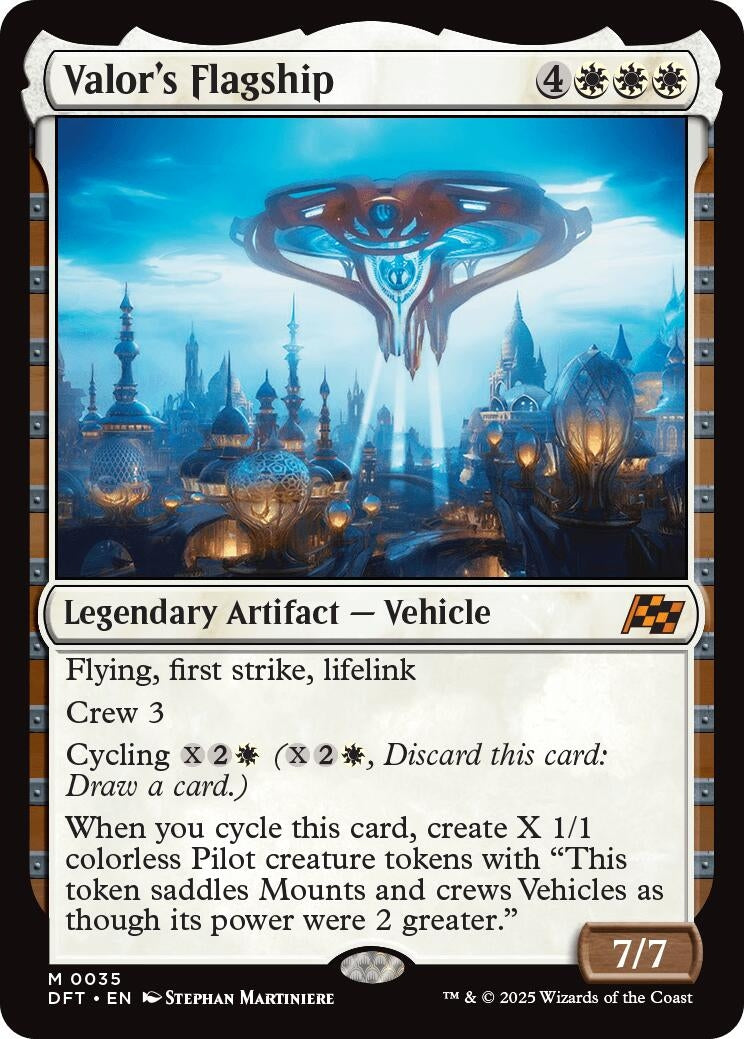 Image for Valor's Flagship (35) [Aetherdrift] - Magic: The Gathering