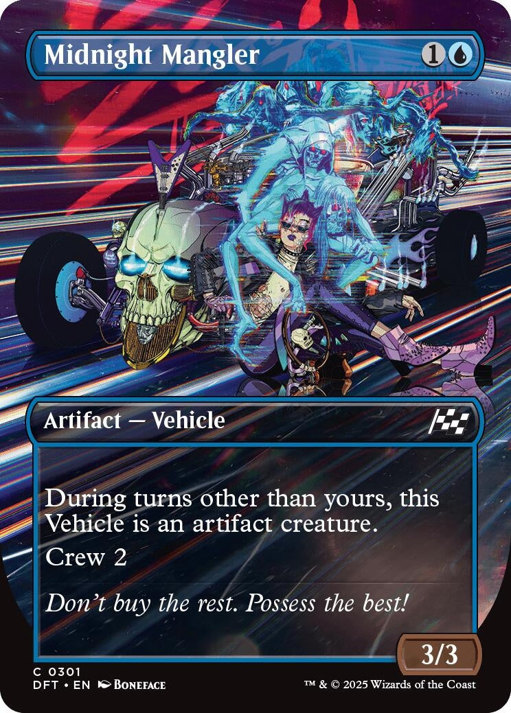 Image for Midnight Mangler (Borderless) (301) [Aetherdrift] - Magic: The Gathering