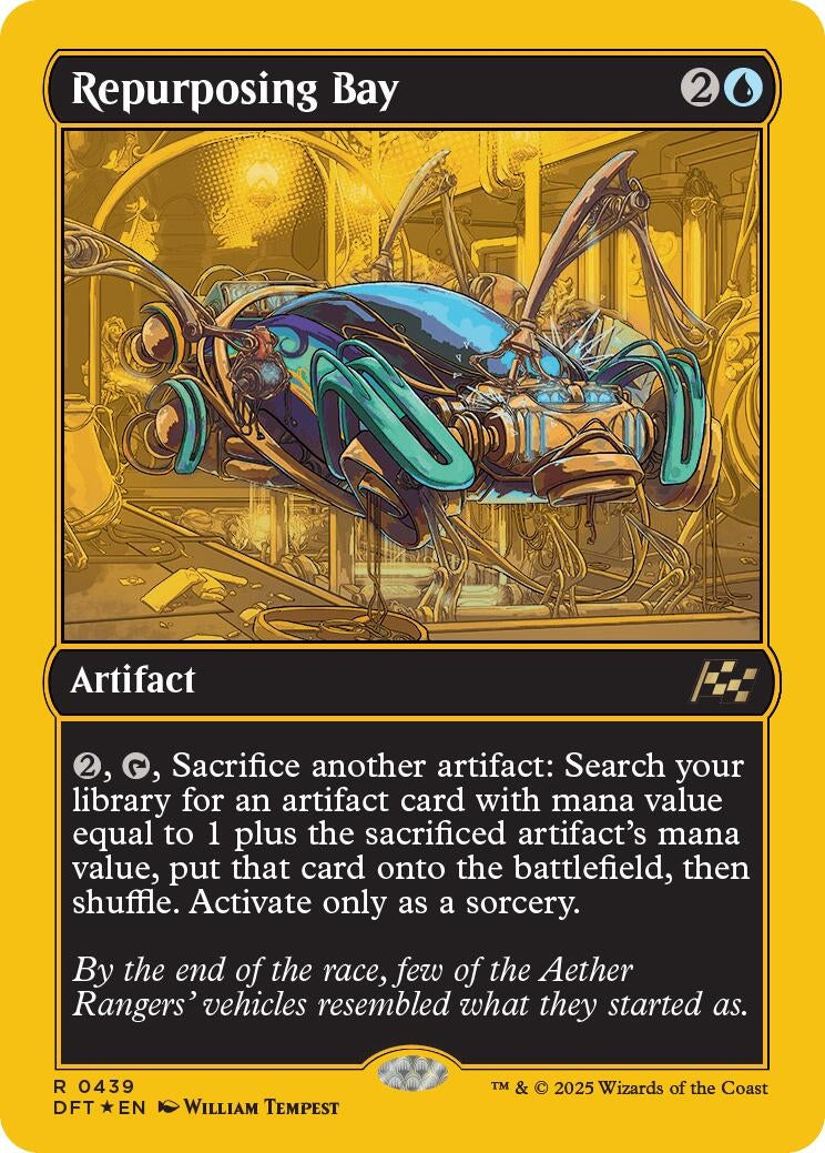 Image for Repurposing Bay (First-Place Foil) (439) [Aetherdrift] - Magic: The Gathering