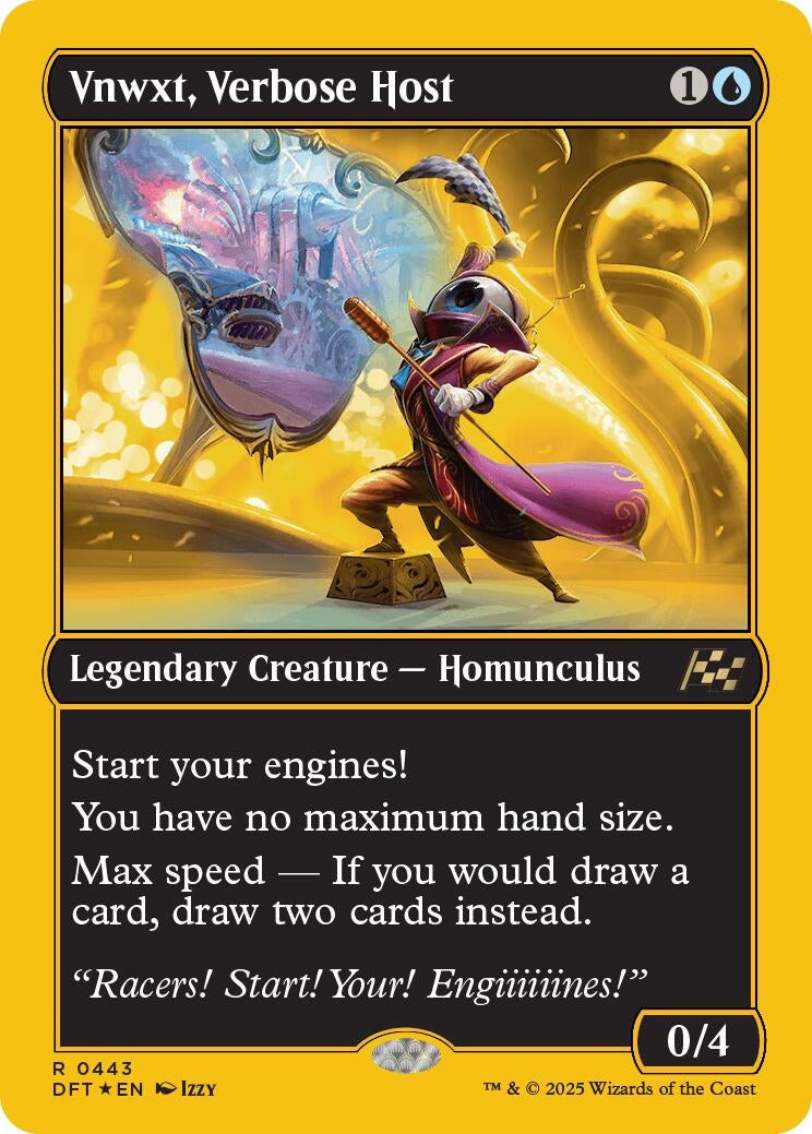 Image for Vnwxt, Verbose Host (First-Place Foil) (443) [Aetherdrift] - Magic: The Gathering