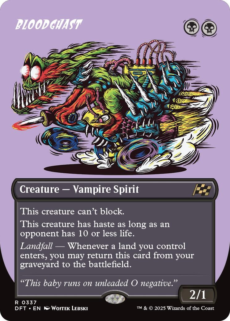 Image for Bloodghast (Borderless) (337) [Aetherdrift] - Magic: The Gathering