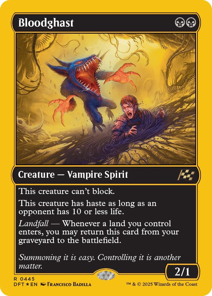 Image for Bloodghast (First-Place Foil) (445) [Aetherdrift] - Magic: The Gathering