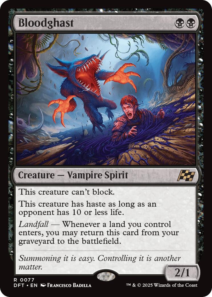 Image for Bloodghast (77) [Aetherdrift] - Magic: The Gathering