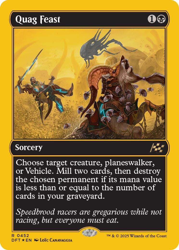 Image for Quag Feast (First-Place Foil) (452) [Aetherdrift] - Magic: The Gathering