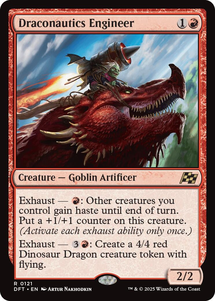 Image for Draconautics Engineer (121) [Aetherdrift] - Magic: The Gathering