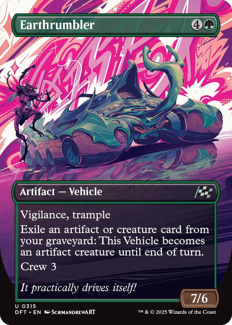 Image for Earthrumbler (Borderless) (315) [Aetherdrift] - Magic: The Gathering