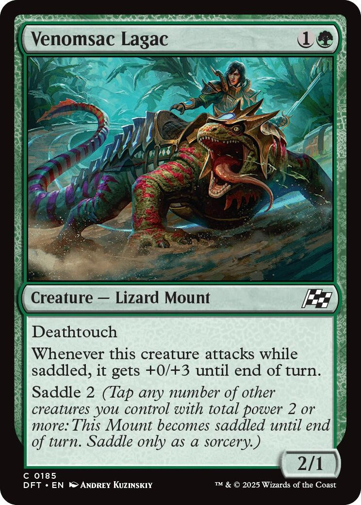 Image for Venomsac Lagac (185) [Aetherdrift] - Magic: The Gathering