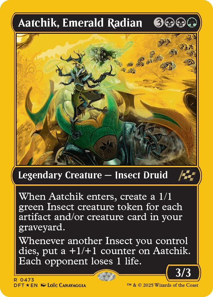 Image for Aatchik, Emerald Radian (First-Place Foil) (473) [Aetherdrift] - Magic: The Gathering