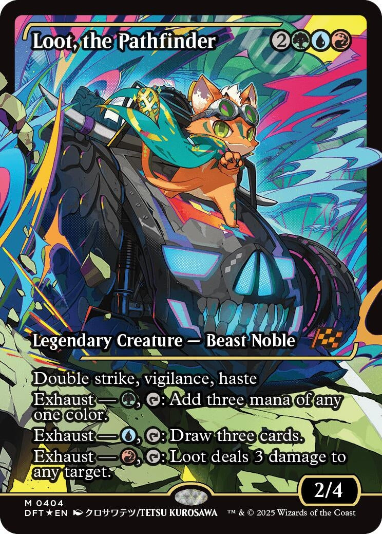 Image for Loot, the Pathfinder (Showcase) (404) [Aetherdrift] - Magic: The Gathering