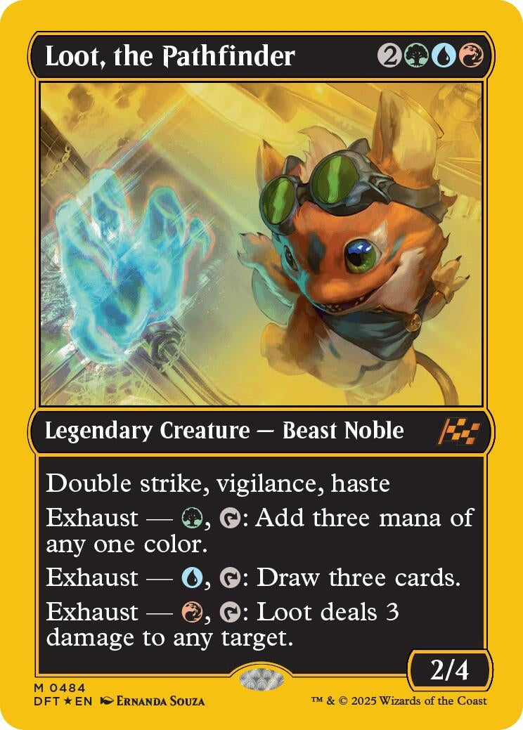 Image for Loot, the Pathfinder (First-Place Foil) (484) [Aetherdrift] - Magic: The Gathering