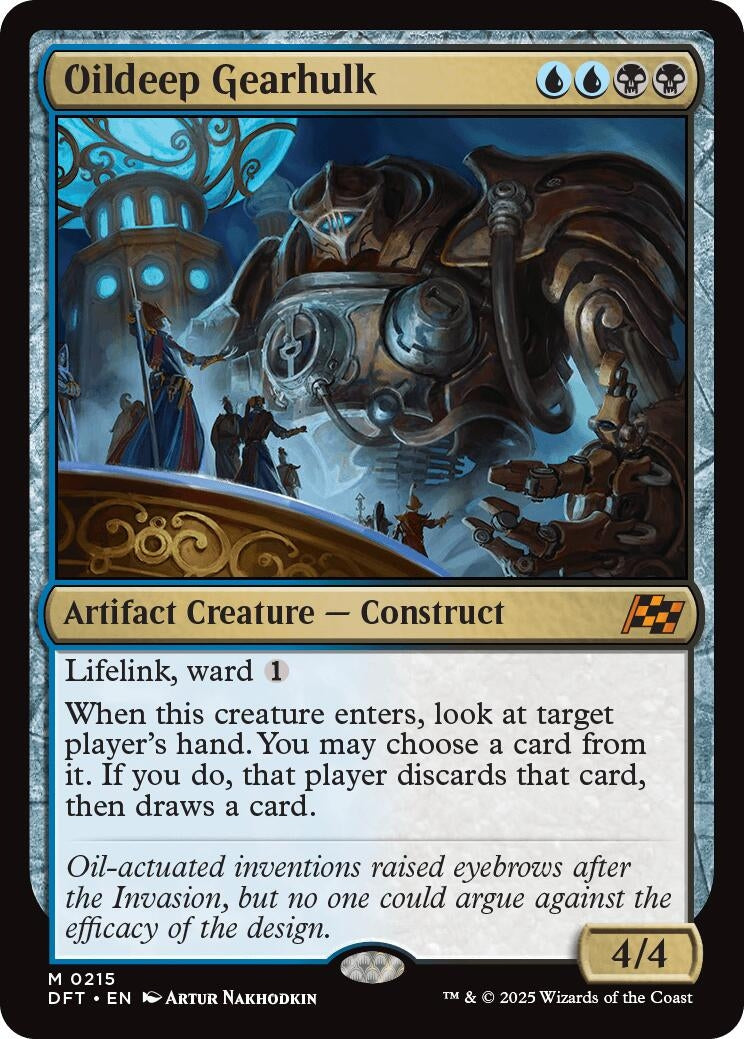 Image for Oildeep Gearhulk (215) [Aetherdrift] - Magic: The Gathering