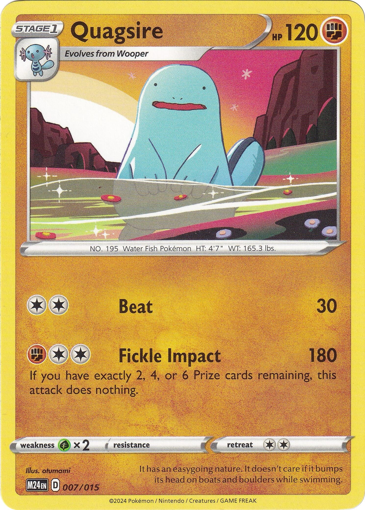 Image for Quagsire (007/015) [McDonald's Promos 2024] - Pokemon