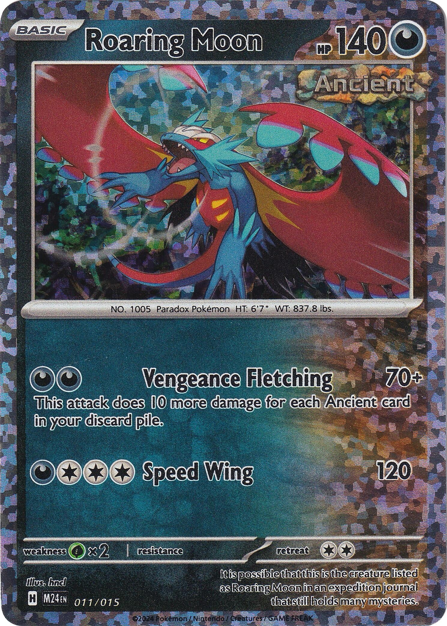 Image for Roaring Moon (011/015) [McDonald's Promos 2024] - Pokemon