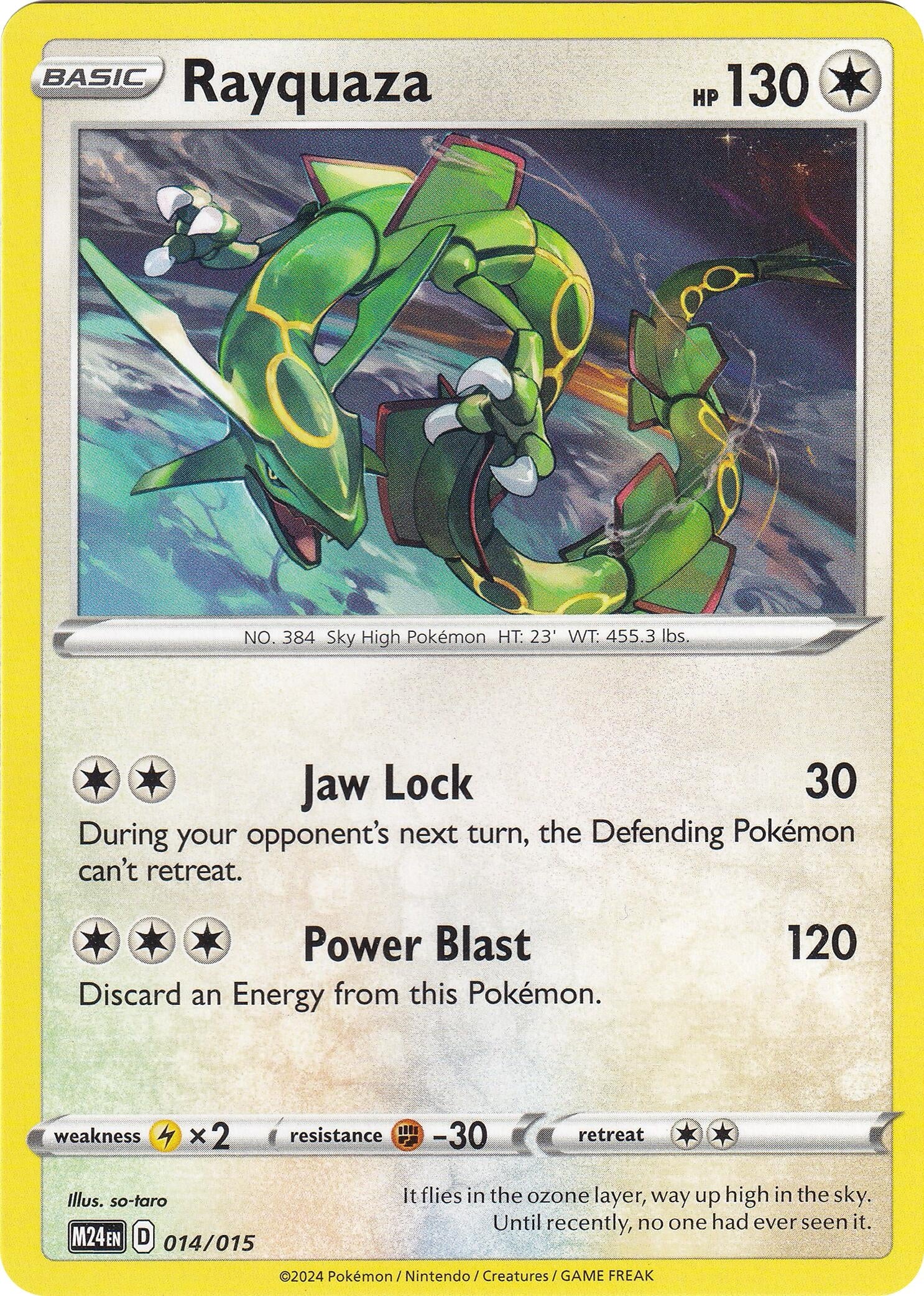 Image for Rayquaza (014/015) [McDonald's Promos 2024] - Pokemon