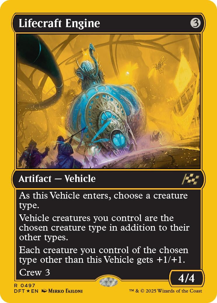 Image for Lifecraft Engine (First-Place Foil) (497) [Aetherdrift] - Magic: The Gathering