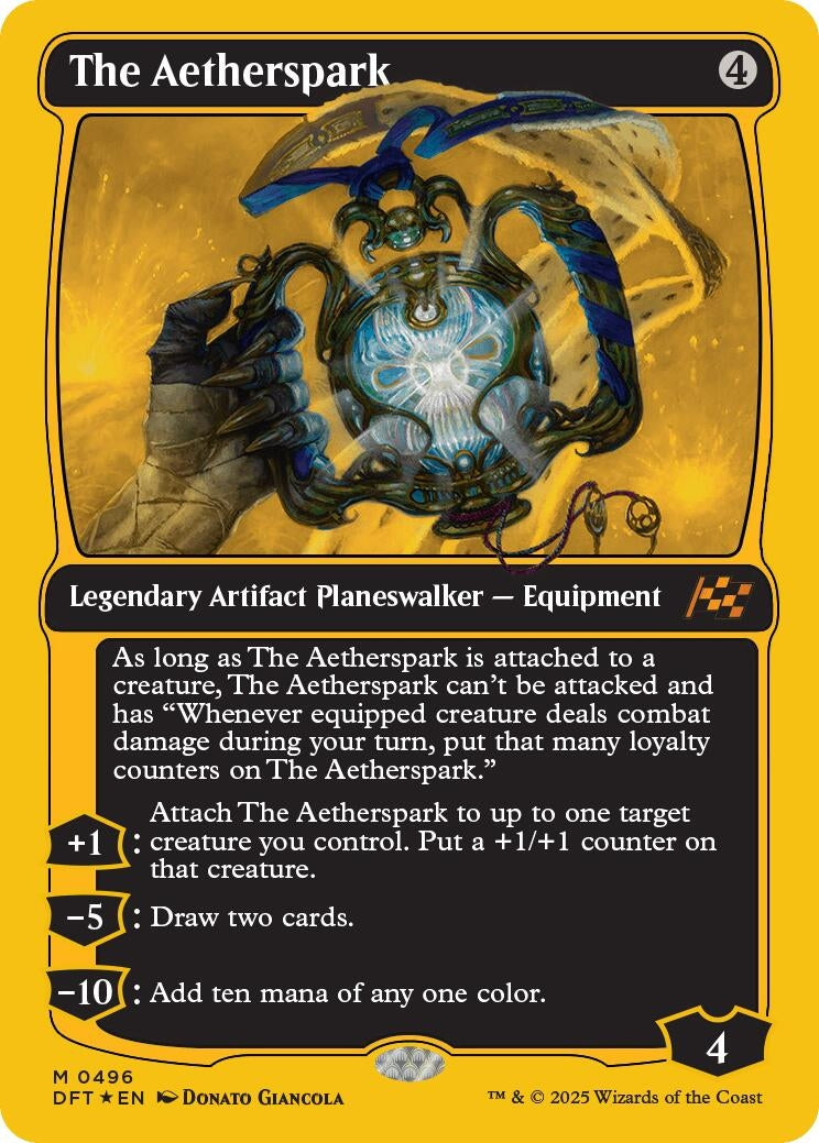 Image for The Aetherspark (First-Place Foil) (496) [Aetherdrift] - Magic: The Gathering