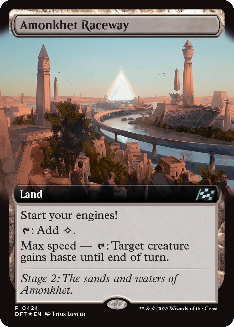 Image for Amonkhet Raceway (Extended Art) (424) [Aetherdrift] - Magic: The Gathering