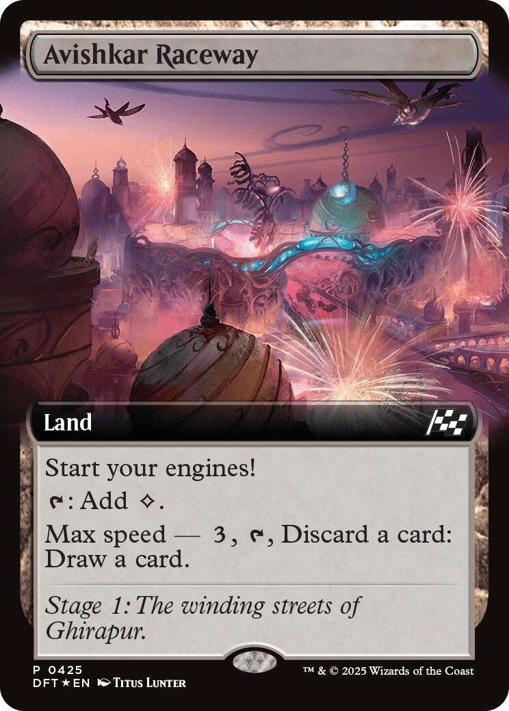 Image for Avishkar Raceway (Extended Art) (425) [Aetherdrift] - Magic: The Gathering