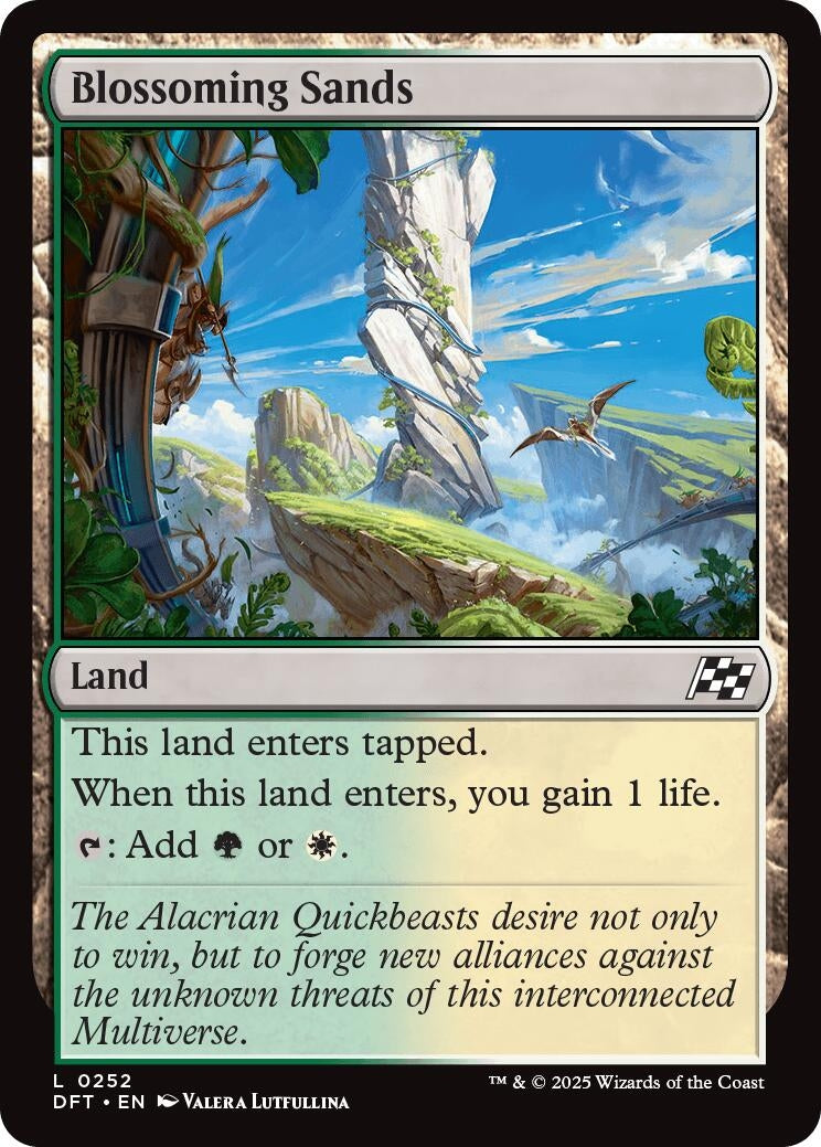 Image for Blossoming Sands (252) [Aetherdrift] - Magic: The Gathering