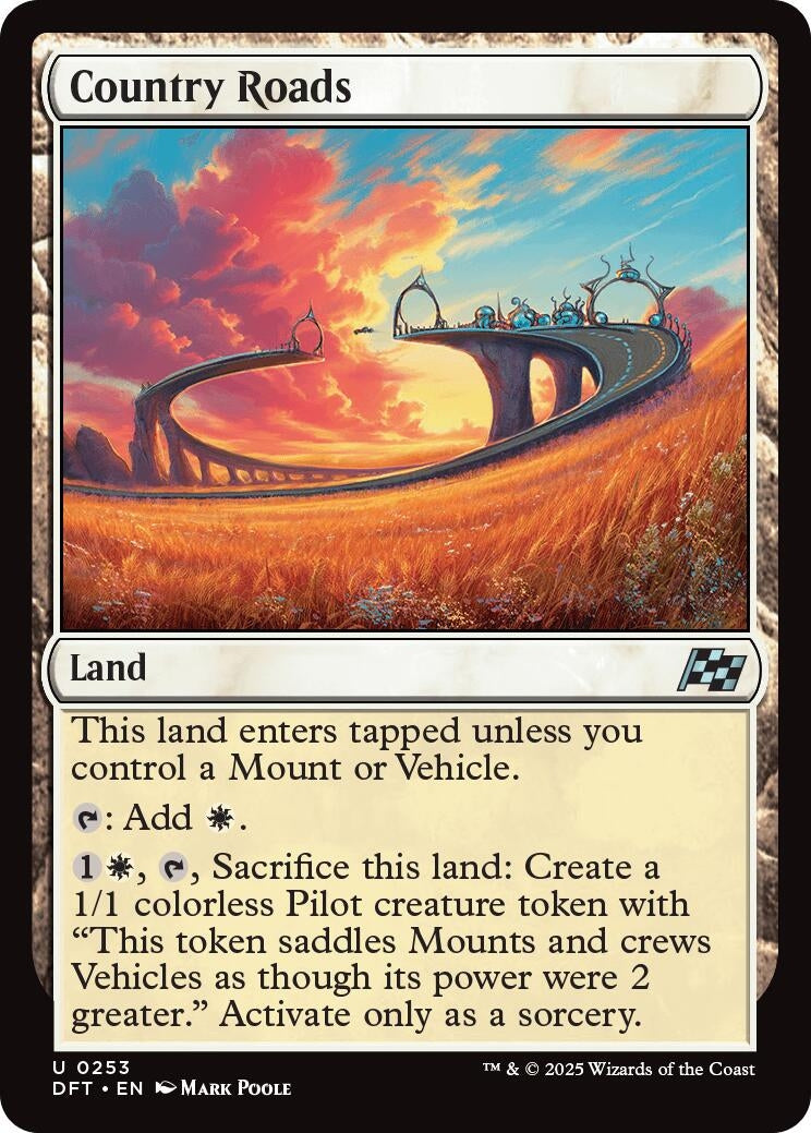 Image for Country Roads (253) [Aetherdrift] - Magic: The Gathering