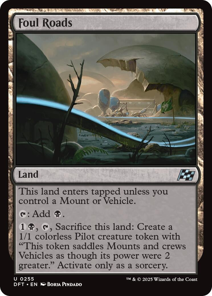 Image for Foul Roads (255) [Aetherdrift] - Magic: The Gathering